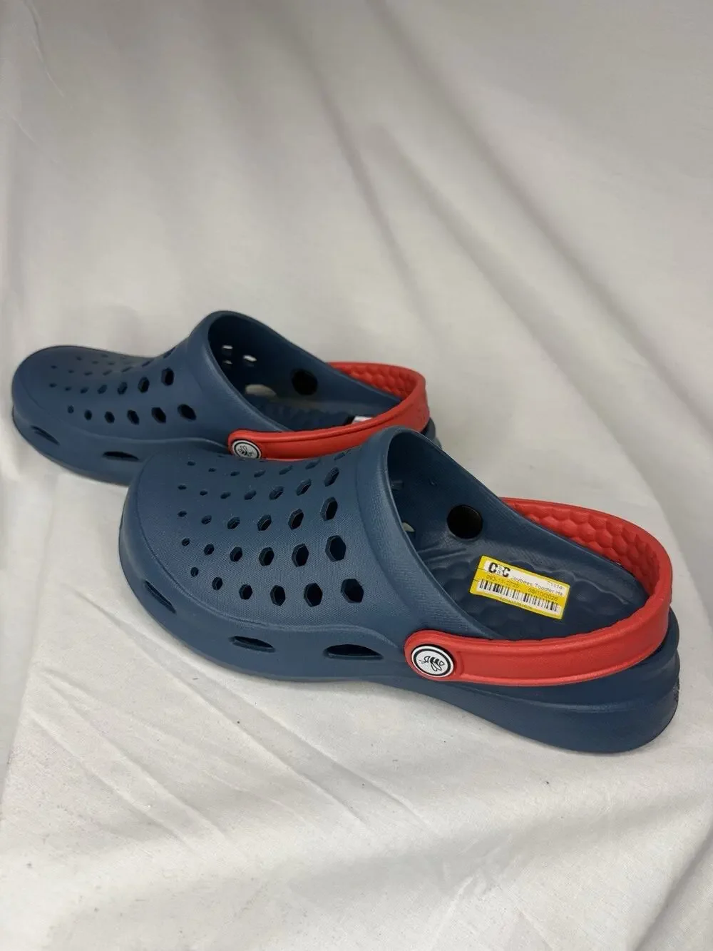Joybees Kids Clogs Blue Red Size Kids 4 Slip-On Comfort Sandals Lightweight
